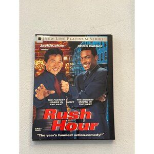 Rush Hour 1999 DVD New Line Platinum Series Action Comedy Movie Pre-Owned